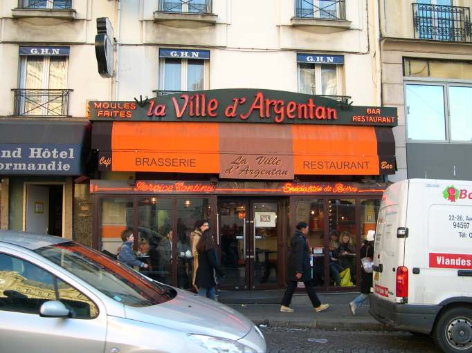  Brasserie La Ville d'Argentan, rue d'Amsterdam